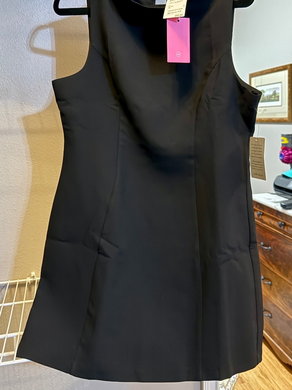 Amanda Uprichard Black Mini Dress XL NWT Cocktail Party $242